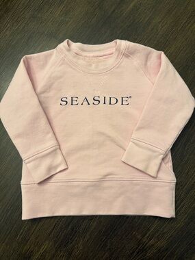 The Beaufort Bonnet Company Pink 'SEASIDE' Kids Sweatshirt